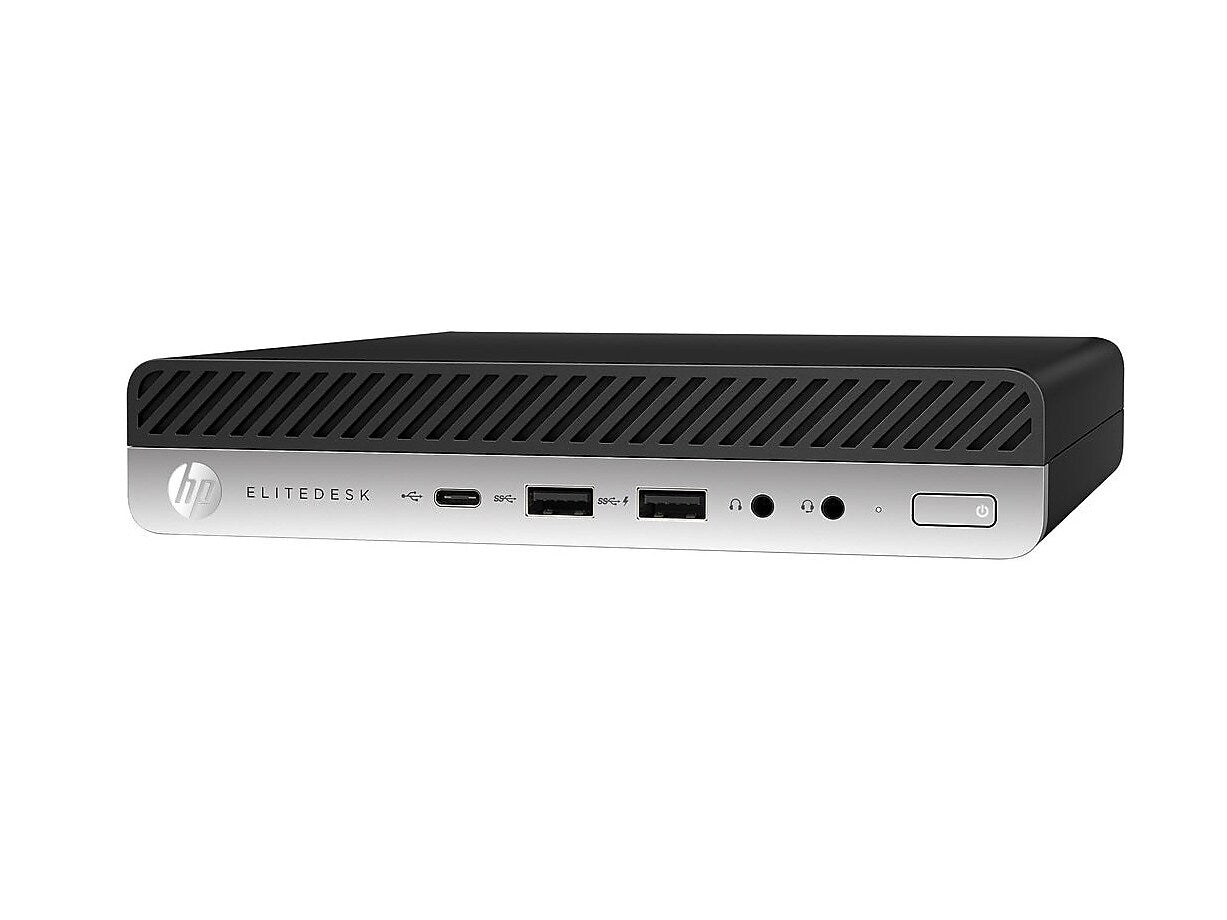 HP EliteDesk 800 G3 Refurbished Desktop Computer, Intel Core i5-6400T, 16GB Memory, 256GB SSD (3ED16UT#ABA)