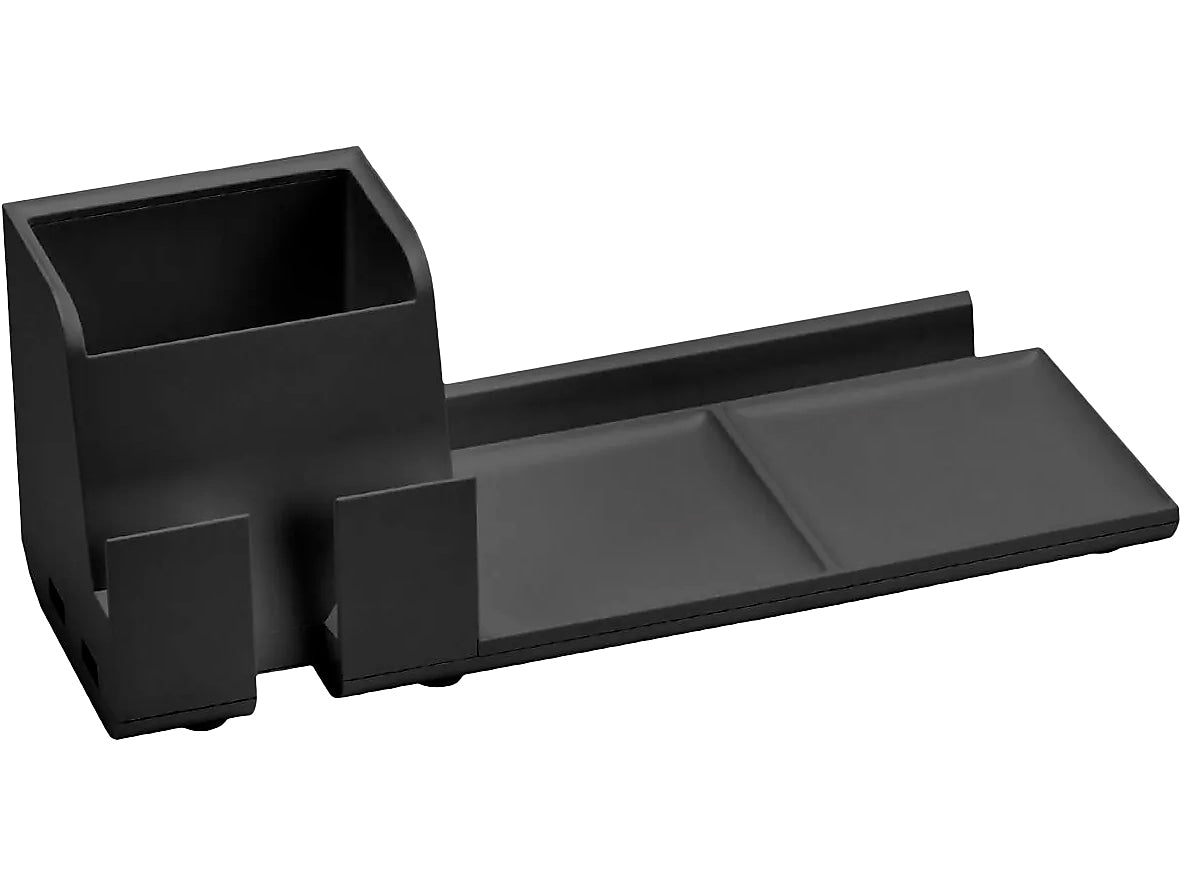 Bostitch Konnect Stackable Plastic Office Phone Stand, Black (KT2-BASEPHONE-BLK)