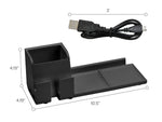 Bostitch Konnect Stackable Plastic Office Phone Stand, Black (KT2-BASEPHONE-BLK)