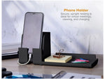 Bostitch Konnect Stackable Plastic Office Phone Stand, Black (KT2-BASEPHONE-BLK)