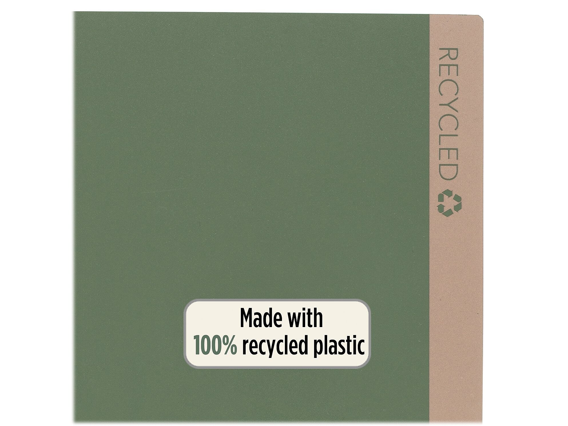 Five Star 100% Recycled 3-Hole Punched 2-Pocket Paper Folder, Assorted Colors (330027-22)
