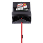 Libman Broom with Dustpan, Black/Red, 2/Carton (919)