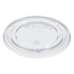 Dart PETE Plastic Flat Cold Cup Lids, Fits 12 oz to 16 oz Cups, Clear, 1,000/Carton