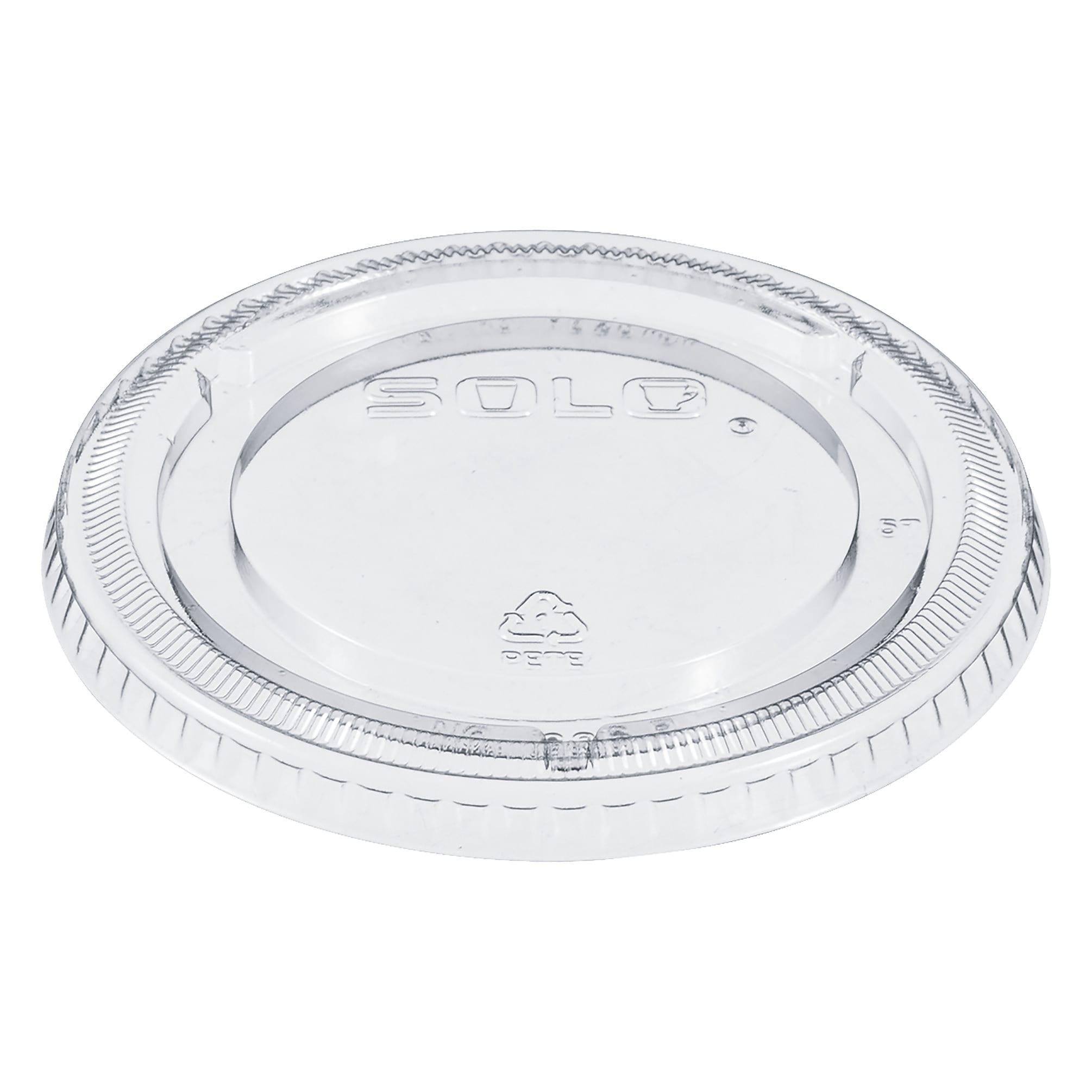Dart PETE Plastic Flat Cold Cup Lids, Fits 12 oz to 16 oz Cups, Clear, 1,000/Carton