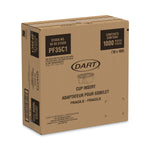 Dart Single Compartment Cup Insert, 3.5 oz., Clear, 1,000/Carton