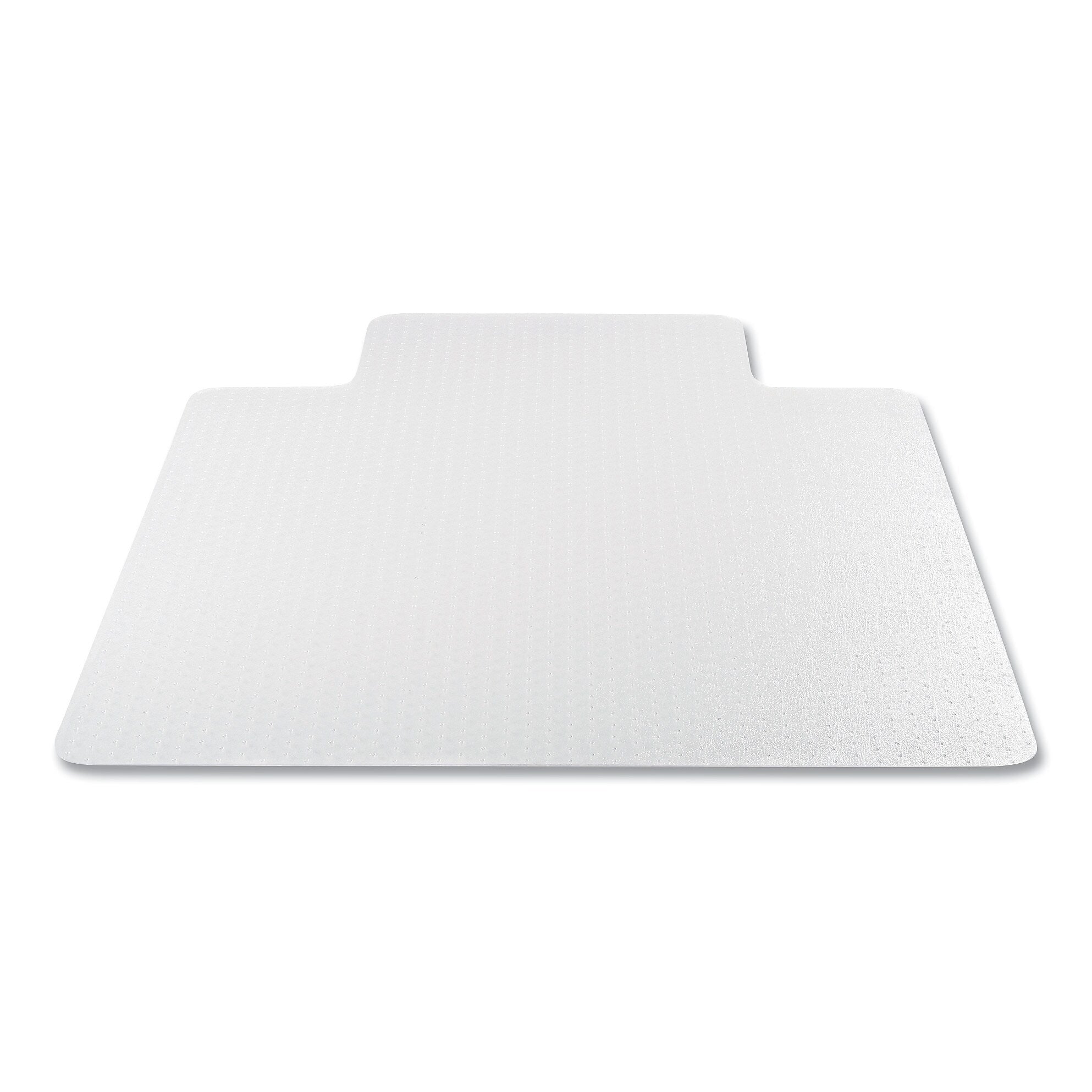 Deflect-O Carpet Chair Mat with Lip, 45" x 53'', Medium-Pile, Clear (DEFCM14232AM)