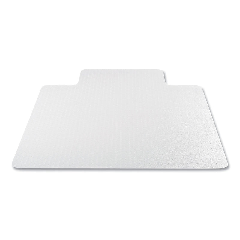 Deflect-O Carpet Chair Mat with Lip, 45" x 53'', Medium-Pile, Clear (DEFCM14232AM)