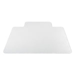 Deflect-O Carpet Chair Mat with Lip, 45" x 53'', Medium-Pile, Clear (DEFCM14232AM)