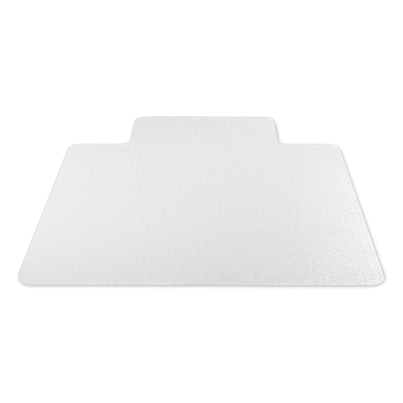 Deflect-O Carpet Chair Mat with Lip, 45" x 53'', Medium-Pile, Clear (DEFCM14232AM)