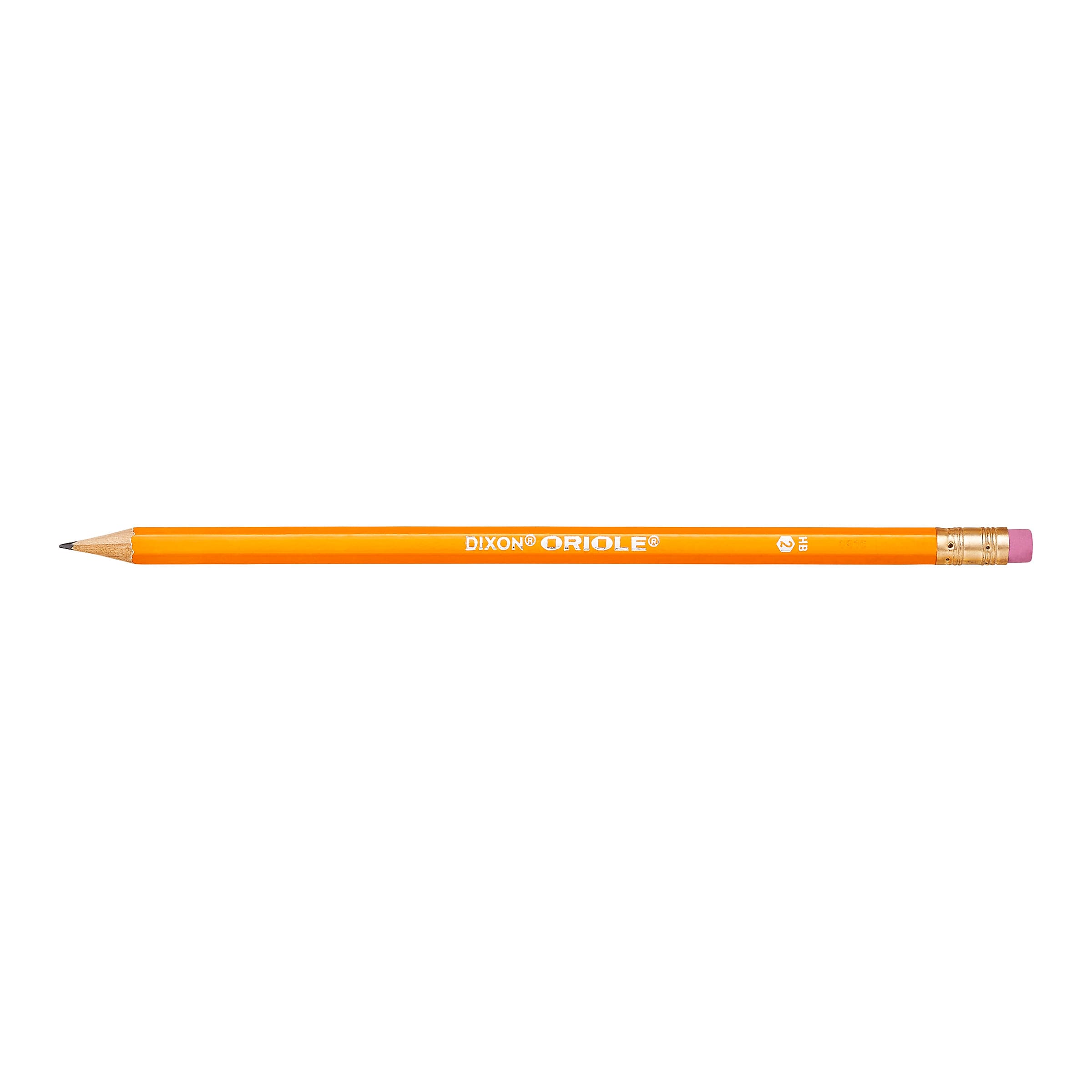 Dixon Oriole Pre-Sharpened Pencil, HB (#2), Black Lead, Yellow Barrel, 144/Pack
