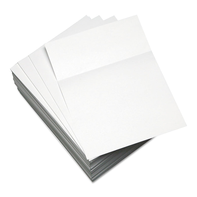 Lettermark Custom Cut-Sheet Copy Paper, 92 Bright, Micro-Perforated 3.5" from Bottom, 20lb, 8.5 x 11, White, 500/Ream
