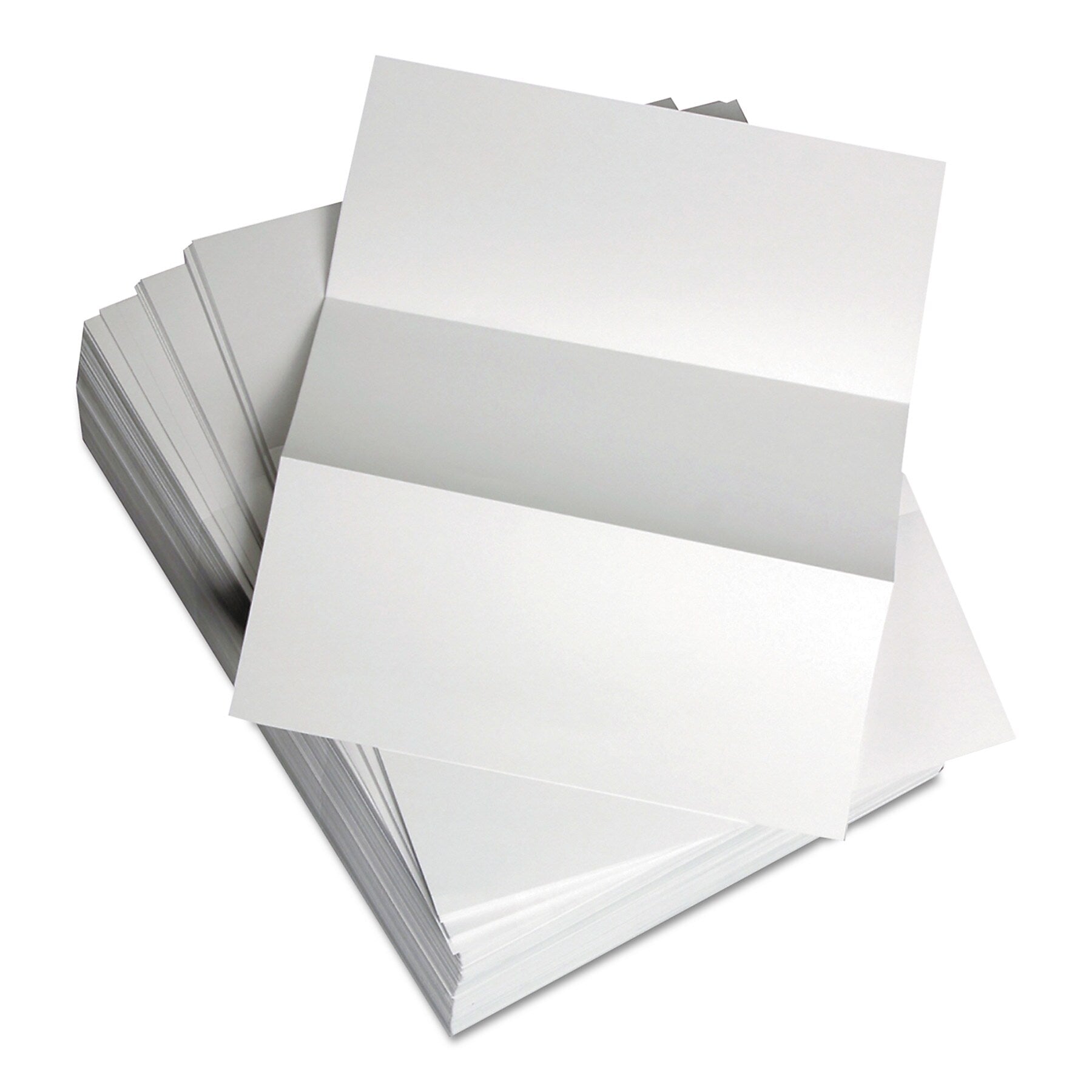 Lettermark Custom Cut-Sheet Copy Paper, 92 Bright, Micro-Perforated Every 3.66", 24lb, 8.5 x 11, White, 500/Ream