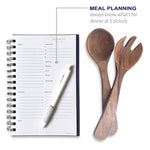 Kahootie Co Daily Planner For Your Busy Days, 6" x 9", Navy Diamonds (ITKDND)