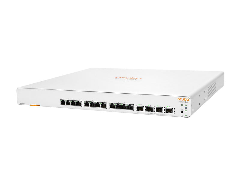 Aruba Instant On 1960 12-Port Gigabit Ethernet Managed Switch, White (JL805A#ABA)