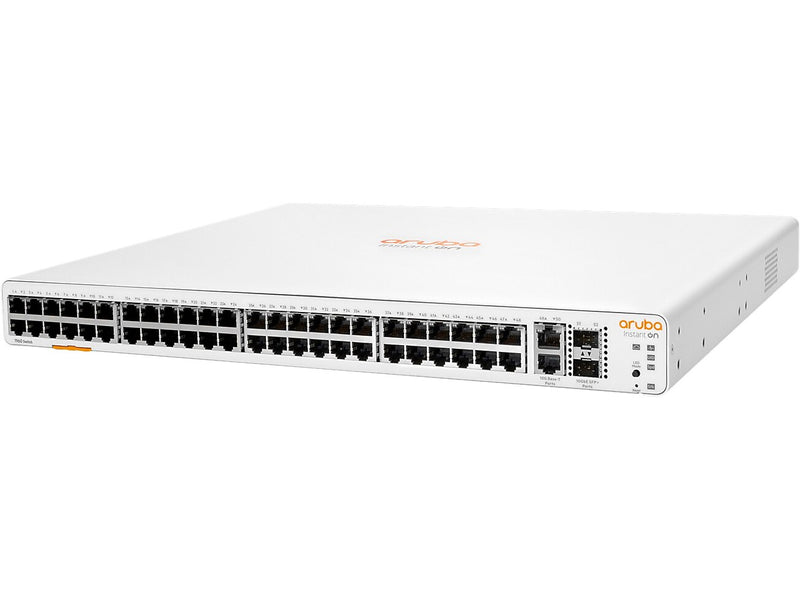 Aruba Instant On 1960 48-Port Gigabit Ethernet Managed Switch, 10/100/1000 Mbps, White (JL808A#ABA)