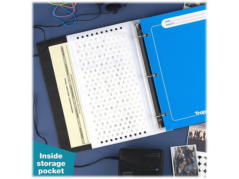 Mead Trapper Keeper 1" 3-Ring Non-View Binder, Shapes (260038CQ1-ECM)