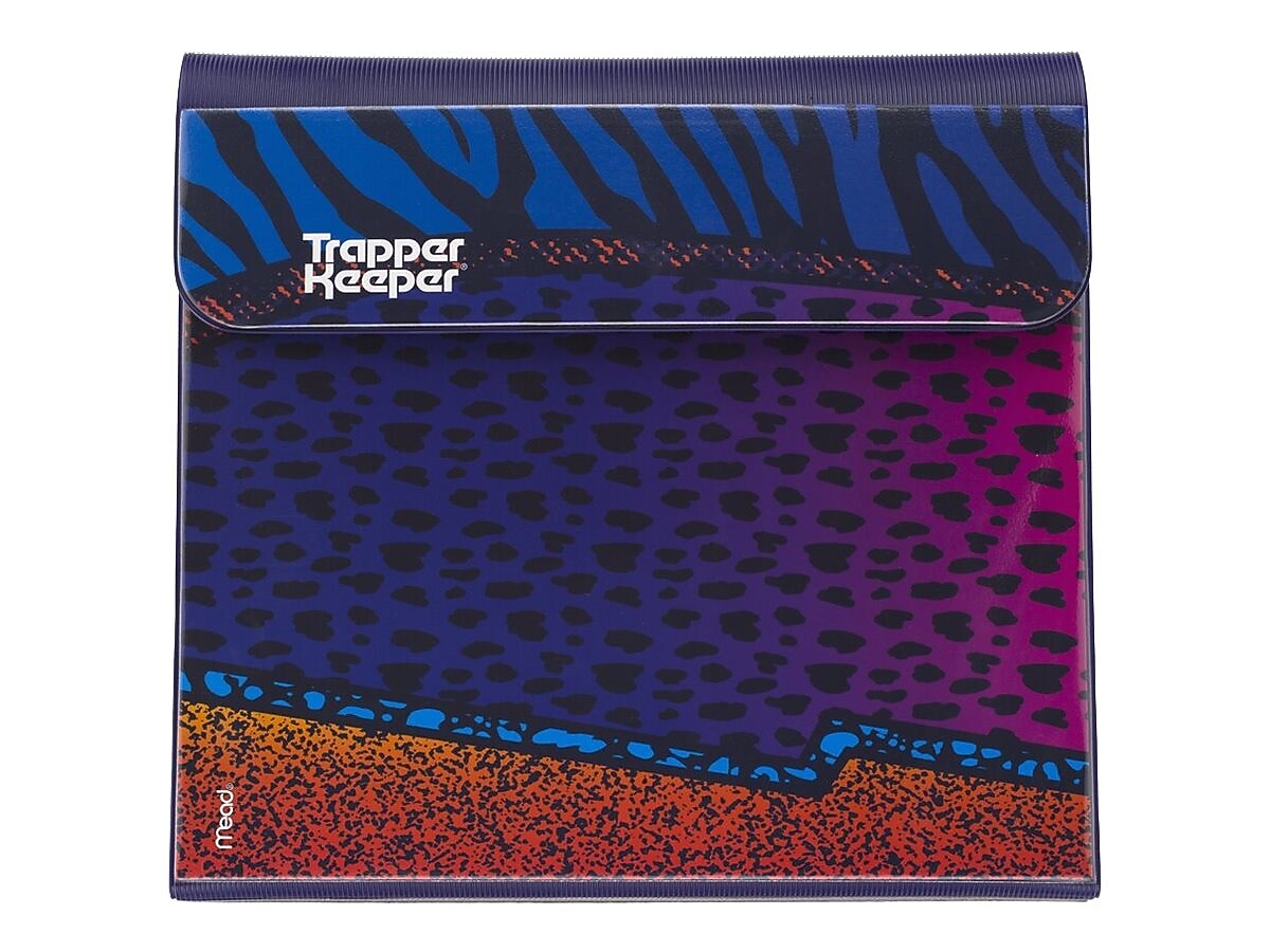 Mead Trapper Keeper 1" 3-Ring Non-View Binder, Animal (260038CP1-ECM)