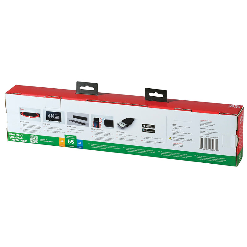 One For All Suburbs Amplified Bar Indoor HDTV Antenna (A7-14424)