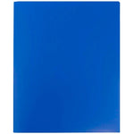 JAM Paper Heavy Duty 2-Pocket Folders, Blue, 6/Pack (383HBU)