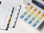 Avery Printerable Tabs Self-Adhesive Index Tab, White, 20 Tabs/ Sheet, 80/Pack (16282)