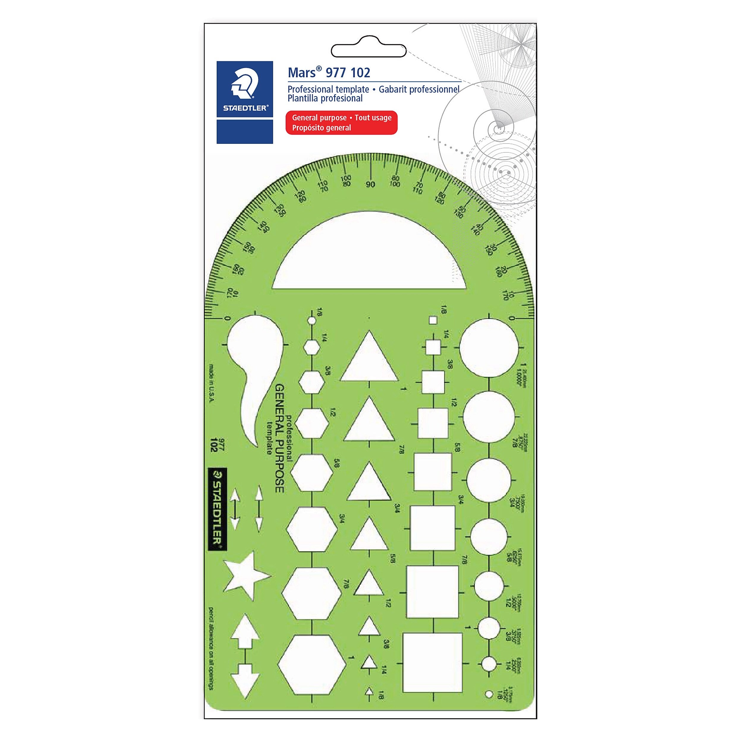 Staedtler® Mars® General Purpose Template (977 102)