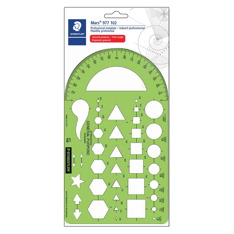 Staedtler® Mars® General Purpose Template (977 102)