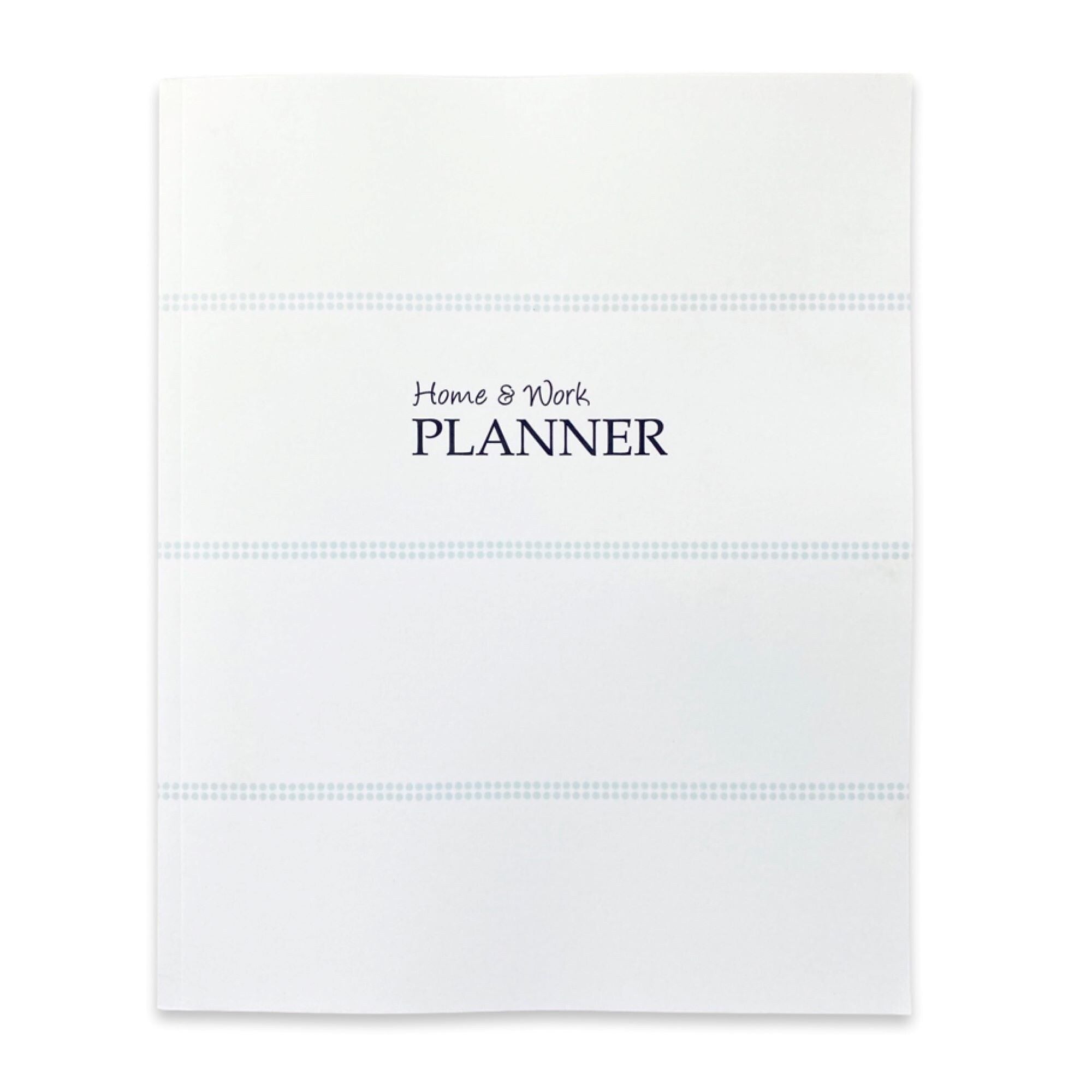 Undated Kahootie Co. 8" x 10" Planner, It's That Kinda Day, Teal Mini Stripes (ITKHWTMS-H)