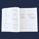 Undated Kahootie Co. 8" x 10" Planner, It's That Kinda Day, Teal Mini Stripes (ITKHWTMS-H)