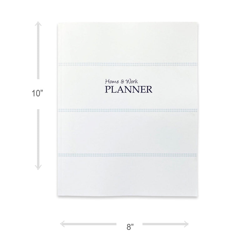 Undated Kahootie Co. 8" x 10" Planner, It's That Kinda Day, Teal Mini Stripes (ITKHWTMS-H)