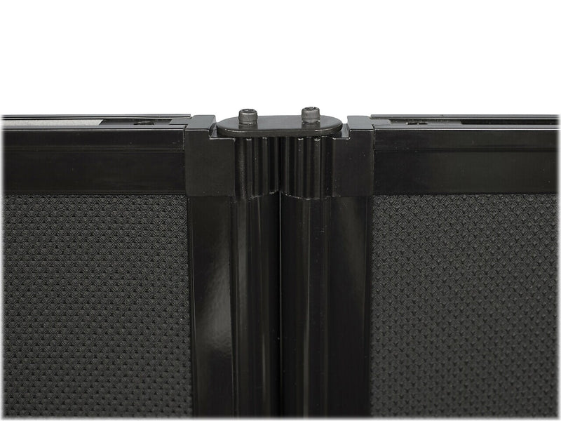 Versare The Room Divider 360 Freestanding Mobile Partition, 72"H x 102"W, Charcoal Gray (1172307)