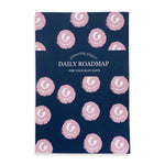 Kahootie Co Daily Planner For Your Busy Days, 6" x 9", Navy Pink Polka Dots (ITKDNPPD)