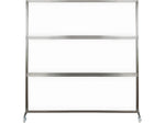 Versare MediPanel Freestanding Portable Divider, 72"H x 72"W, Clear Polycarbonate (1866711)