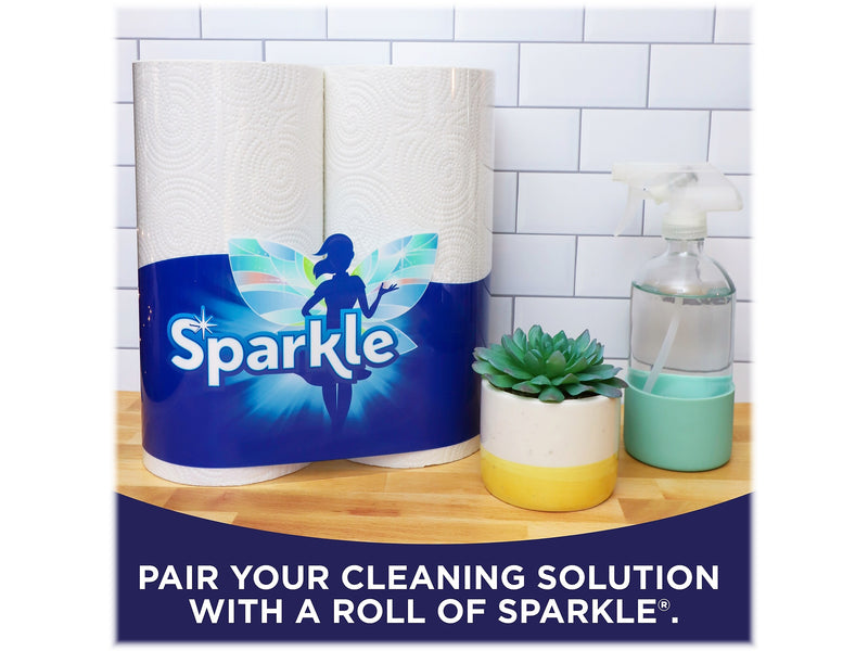 Sparkle Pick-A-Size with Thirst Pockets Double Roll Paper Towels, 2-ply, 110 Sheets/Roll, 24 Rolls/Pack (22264/50)