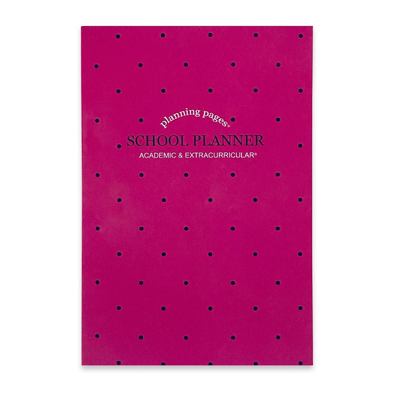 Kahootie Co. It's That Kinda Day School & After School 9" x 6" Monthly & Weekly Planner, Pink Polka Dots (ITKSPPD)