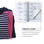 Kahootie Co. It's That Kinda Day School & After School 9" x 6" Monthly & Weekly Planner, Pink Polka Dots (ITKSPPD)