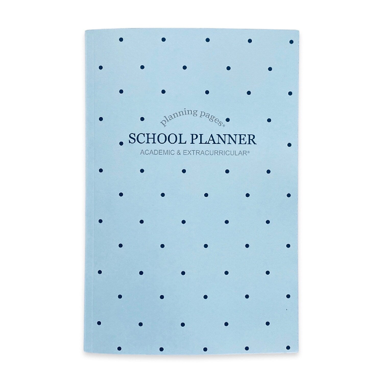 Kahootie Co. It's That Kinda Day School & After School 9" x 6" Monthly & Weekly Planner, Teal Polka Dots (ITKSTPD)