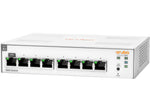 Aruba Instant On 1830 8-Port Gigabit Ethernet Managed Switch, 10/100/1000 Mbps, White (JL810A#ABA)
