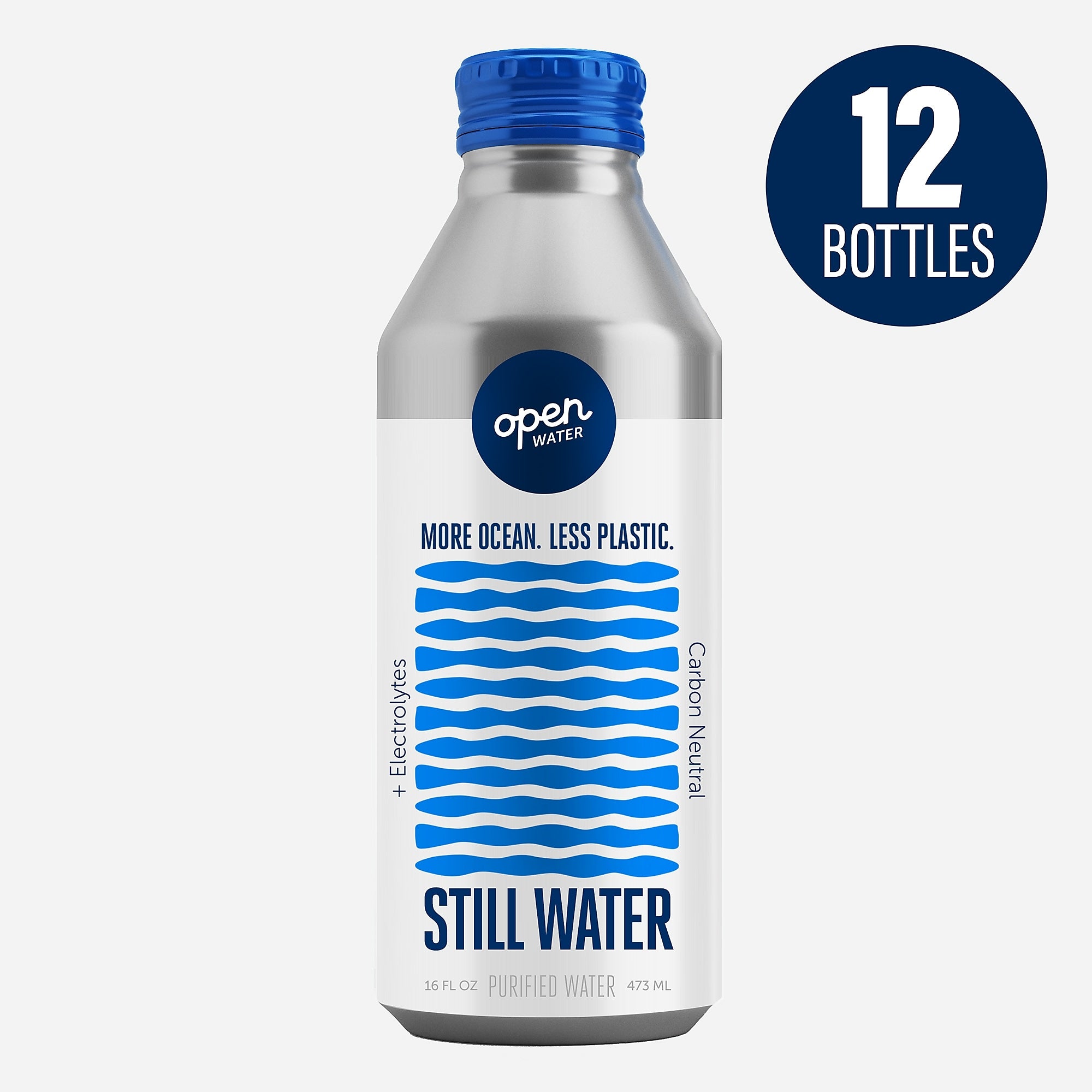 Open Water Still Enhanced Water, 16 oz., 12/Pack (343-00001)