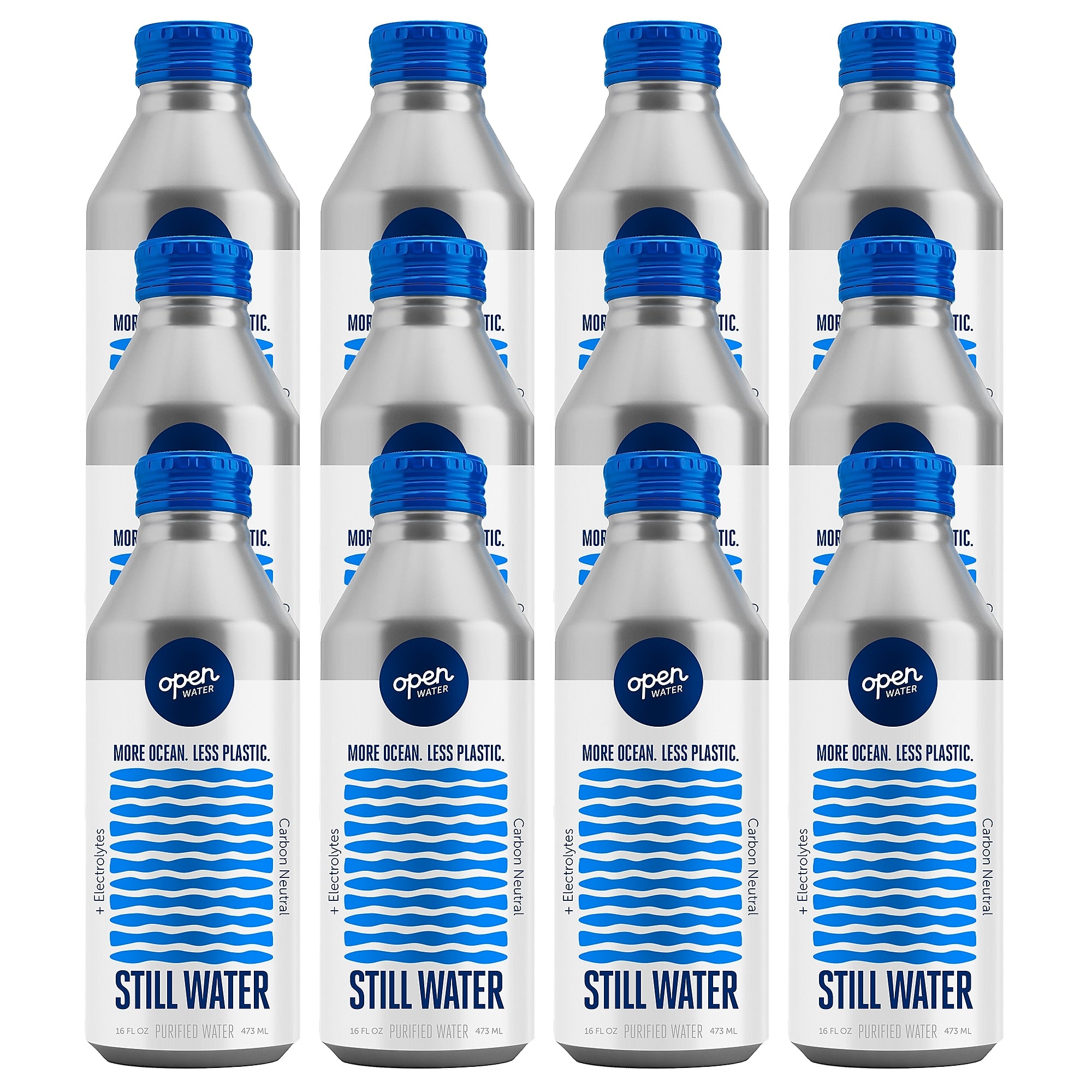 Open Water Still Enhanced Water, 16 oz., 12/Pack (343-00001)