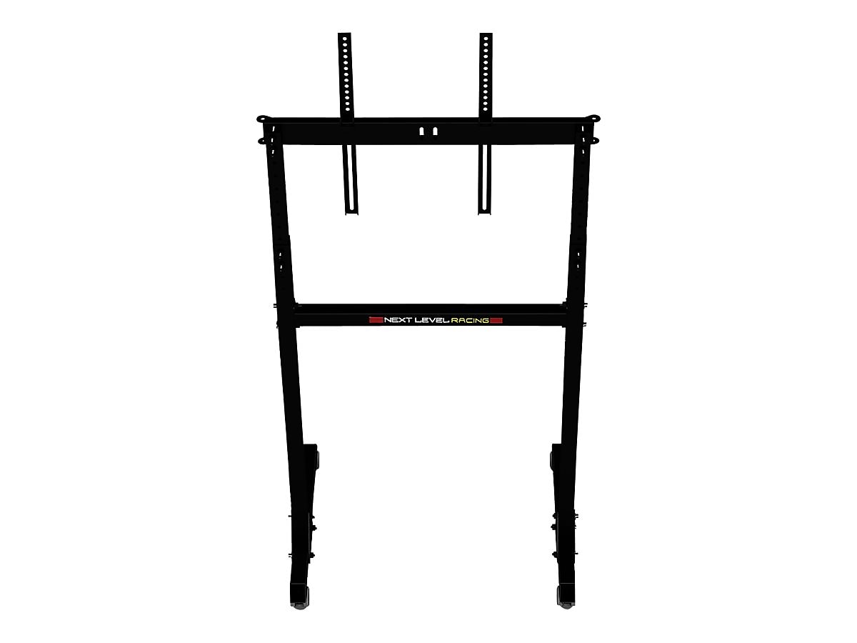 Next Level Racing Adjustable Stand, Up to 85" Monitor, Matte Black (NLR-A011)