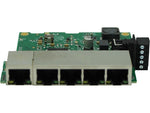 Brainboxes Industrial 5-Port Gigabit Ethernet Unmanaged Switch, 10/100/1000 Mbps, Green (SW-115)