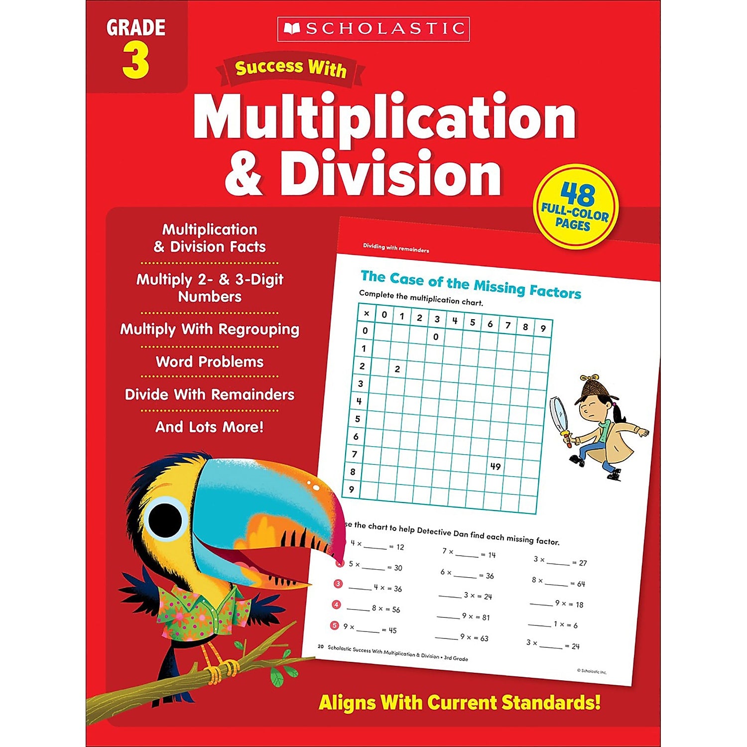 Scholastic Teacher Resources Success With Multiplication & Division: Grade 3 Workbook