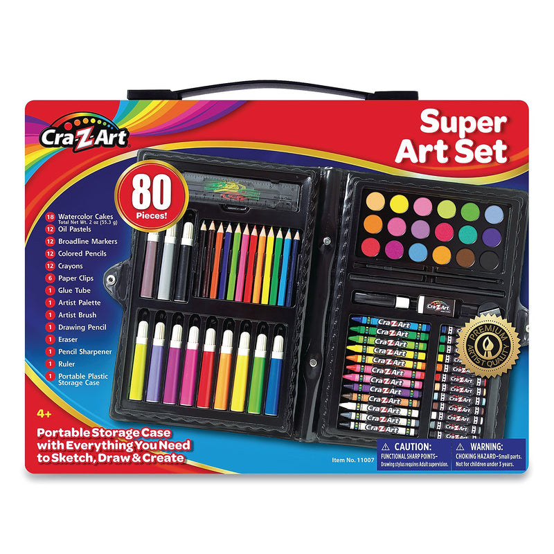 Cra-Z-Art Super Art Set, 80 Pieces