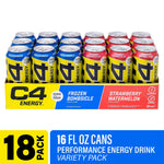 C4 Sugar-Free Energy Drink Variety Pack, 16 oz. 18/Pack (220-02047)