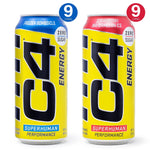 C4 Sugar-Free Energy Drink Variety Pack, 16 oz. 18/Pack (220-02047)