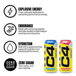 C4 Sugar-Free Energy Drink Variety Pack, 16 oz. 18/Pack (220-02047)