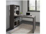 Bush Business Furniture Echo 56W Bookcase Desk, Charcoal Maple (KI60307-03)