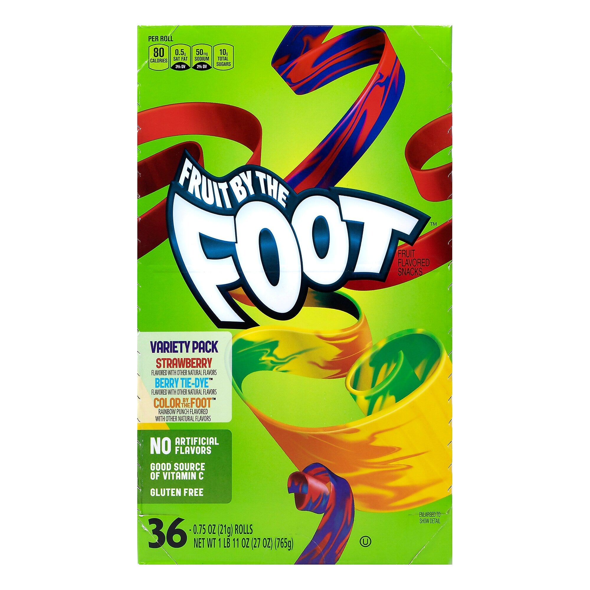 Fruit By The Foot Gluten Free Fruit Strips Variety Pack, 0.75 oz. (209-00408)