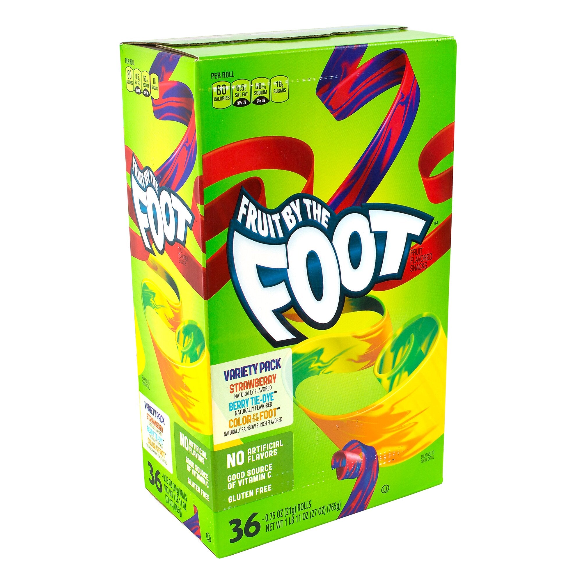 Fruit By The Foot Gluten Free Fruit Strips Variety Pack, 0.75 oz. (209-00408)
