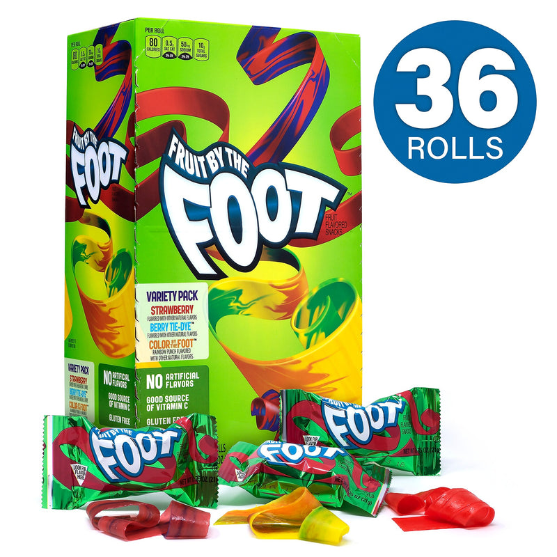 Fruit By The Foot Gluten Free Fruit Strips Variety Pack, 0.75 oz. (209-00408)